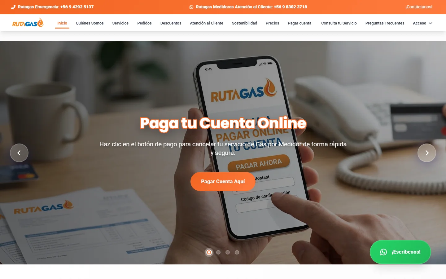 Ruta Gas — distribuidora de gas